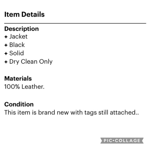 BB Dakota Leather Waterfall Open Front Jacket - Picture 2 of 3